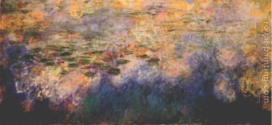 Claude Oscar Monet : Reflections of Clouds on the Water-Lily Pond, Center Panel